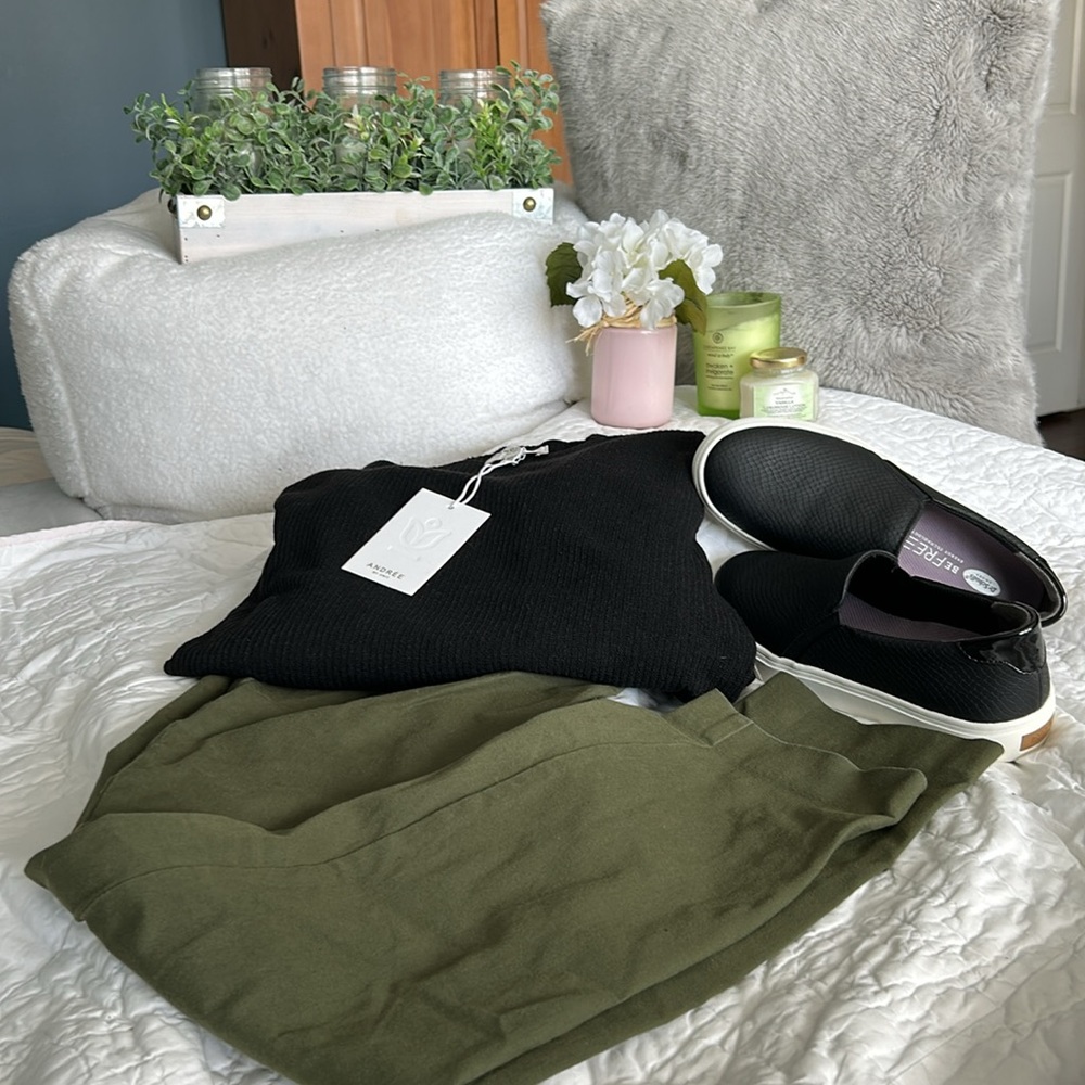 Olive green pixie old navy